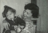Marek Krauss z mamą - 1957